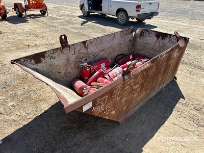 Bin with Fire Extinguishers