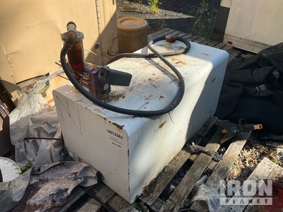 108 gal Skid Mounted Steel Benzinetank