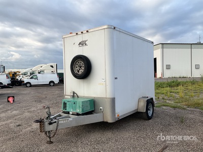 2016 ATC QSTAB6010 10 ft S/A Remorque fermée