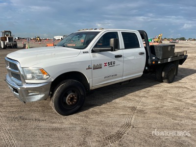 2014 Ram 3500 4x4 Crew Cab Camión Caja Abierta