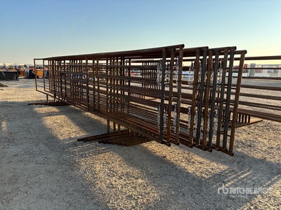 Quantity of (10) 24 ft x 5 ft Livestock Panel