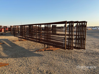 Quantity of (10) 24 ft x 5 ft Livestock Panel