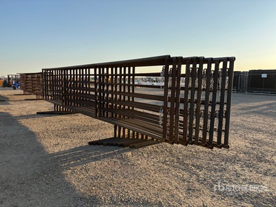 Quantity of (10) 24 ft x 5 ft Livestock Panel