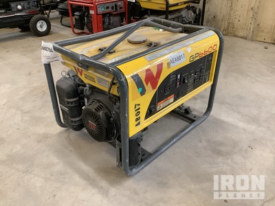2020 Wacker Neuson GP6600A 6.6 kW Portable Generator Set