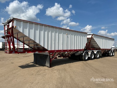2008 Lode King Super B-Train Lead Grain Trailer