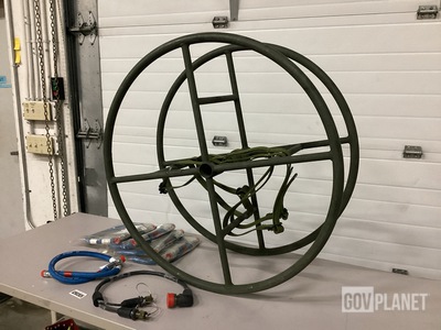 (6) General Dynamics 10626671 Hose Assemblies & (1) Century Metal Hose Reel