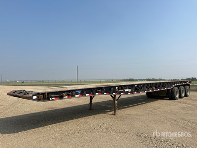 2008 Doepker 53 ft Tri/A Flatbed Remolque Petrolero