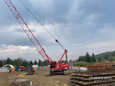 1999 Manitowoc 222 100 ton Grúa celosía de cadenas