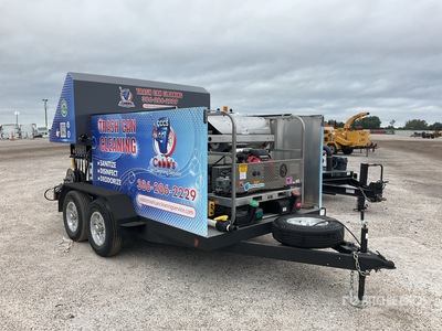2024 Advance T/A Turntable Trash Can Cleaning Trailer Varios remolque