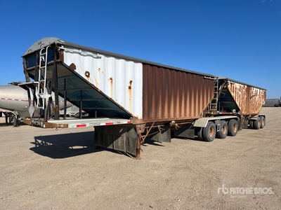 2006 Lode King Prestige 28 ft Super B-Train Lead Getreideanhänger