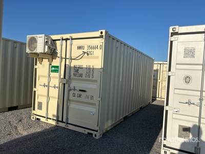 2025 20 ft x 8 ft Skid-Mounted Storage Container Mobile Office معدات الحاويات المتنوعة (Unused)