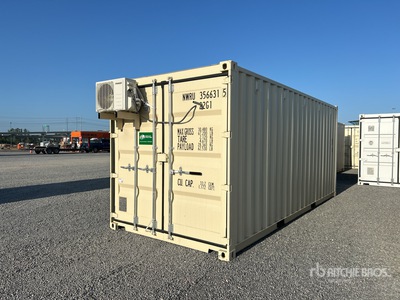 2025 20 ft x 8 ft Skid-Mounted Storage Container Mobile Office معدات الحاويات المتنوعة (Unused)