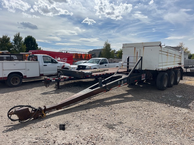 1995 Williamsen WSDPTE 15 ft Tri/A Pup End Dump Trailer