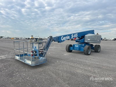2008 Genie S-65 4WD Diesel Telescopic Boom Lift