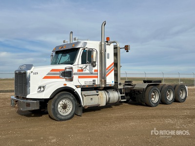 2015 Freightliner 122SD 8x6 Logging Tri/A Sleeper Truck Tractor