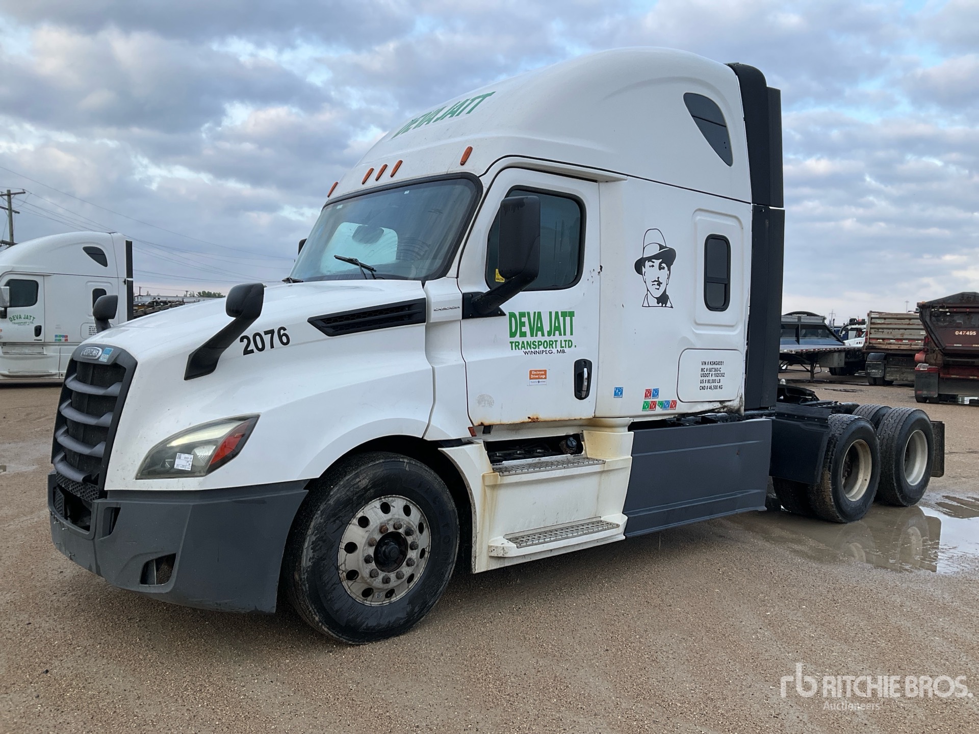2019 Freightliner Cascadia T/A Sleeper Truck Tractor