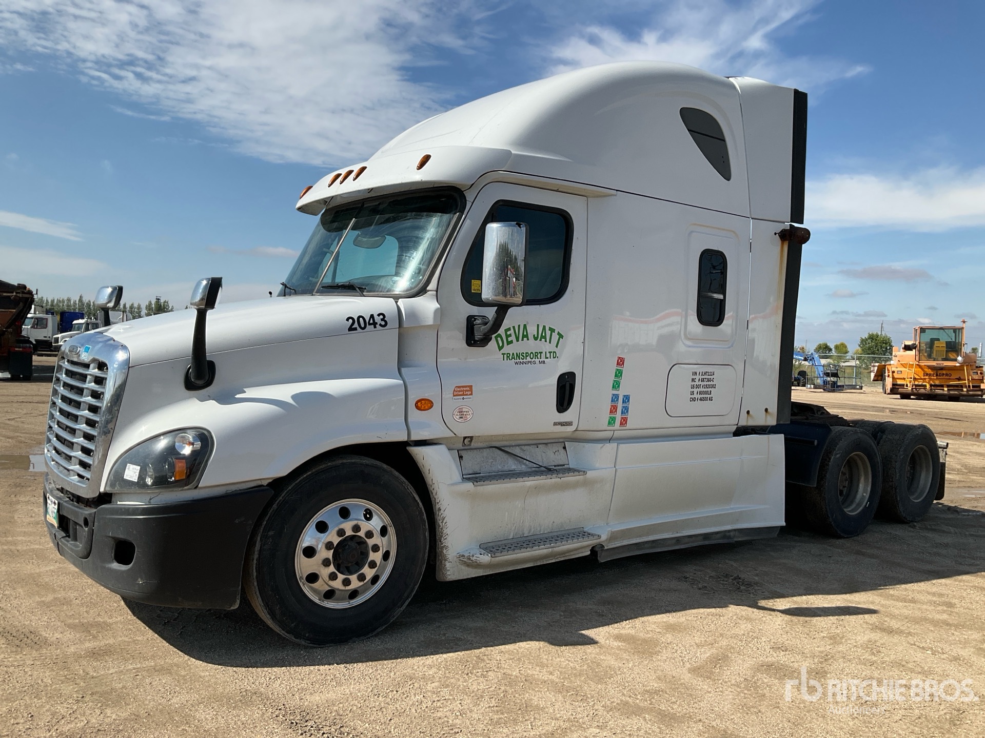 2018 Freightliner Cascadia T/A Sleeper Truck Tractor