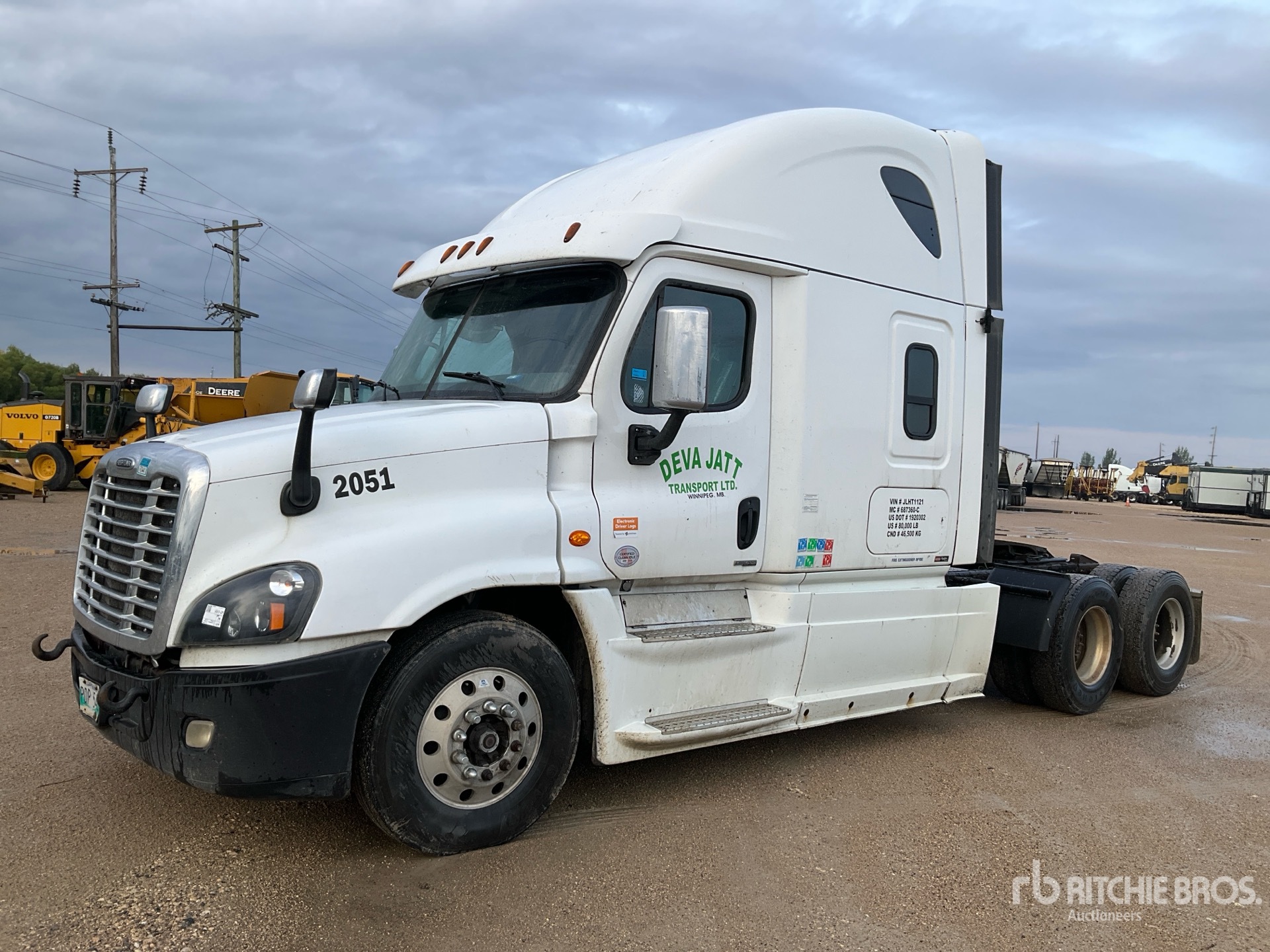 2018 Freightliner Cascadia T/A Sleeper Truck Tractor