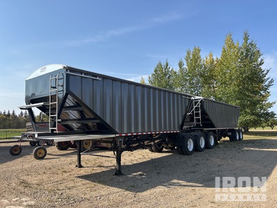 1995 Lode King 5/Axle Super B-Train Belly Dump completely rebuilt Remorque à grains (Unused)