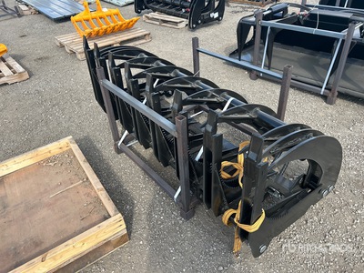 2025 GIYI GYCLG72C 72 in Skid Steer Grapple (Unused)