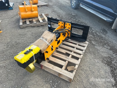 2025 GIYI GY-D680 Skid Steer Post Driver (Unused)