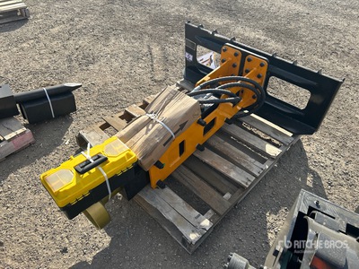 2025 GIYI GY-D680 Skid Steer Post Driver (Unused)