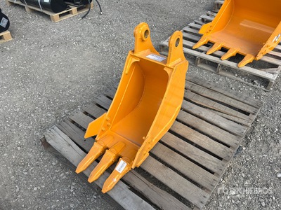 2025 GIYI GY-BK 12 in Digging Excavator Bucket - Fits Cat 305 (Unused)