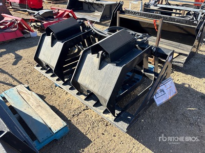 2025 GIYI GY-HWG72 72 in Skeleton Skid Steer Grapple Bucket (Unused)