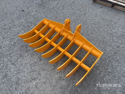 2025 GIYI 44 in Excavator Rake - Fits Cat 305 (Unused)