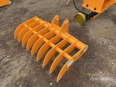 2025 GIYI 44 in Excavator Rake - Fits Cat 305 (Unused)