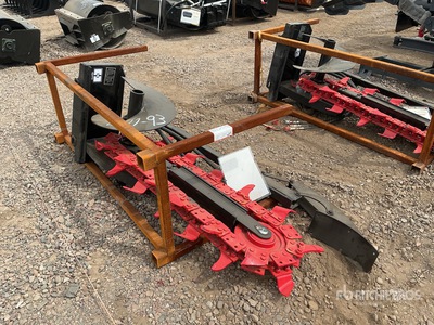 2025 GIYI GY-X39F 8 in Mini Skid Steer Trencher (Unused)