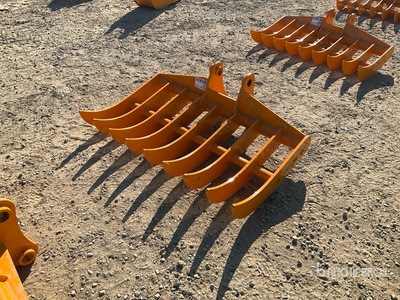 2025 GIYI Cat 307 Excavator Rake (Unused)