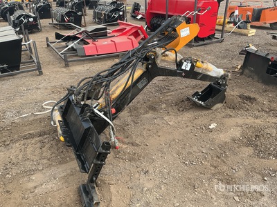 2025 GIYI MBD85 8 in Mini Skid Steer Backhoe (Unused)