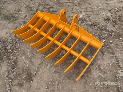 2025 GIYI 44 in Excavator Rake - Fits Cat 305 (Unused)