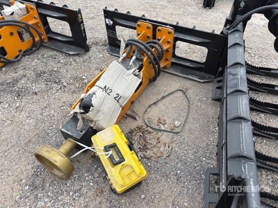2025 GIYI GY-D680 Skid Steer Post Driver (Unused)