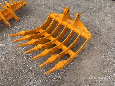 2025 GIYI 32 in Excavator Rake - Fits Cat 305 (Unused)