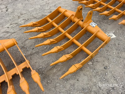 2025 GIYI 44 in Rastrello per escavatore - Fits Cat 305 (Unused)