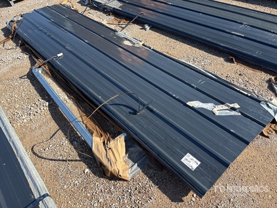 Quantity of (50) 2025 SKLP SKL50 12 ft Steel Panels (Unused)