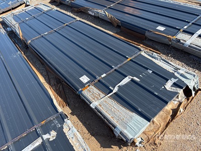 Quantity of (50) 2025 SKLP SKL50 12 ft Steel Panels (Unused)