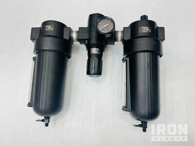Qty. (8) Norgren P8B Compressed Air Filter-Regulator-Lubricator Combination