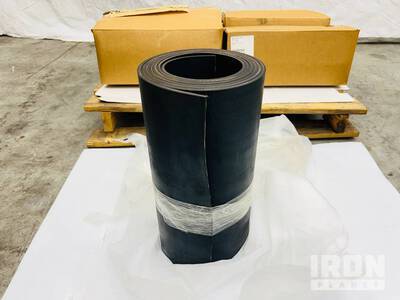 Quantity (4) Rolls Heavy Duty Rubber Splash/ Mud Guard (Unused)