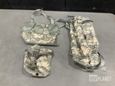 (45) Waist Packs, (41) Bandoleer Ammunition Pouches & Assorted Items