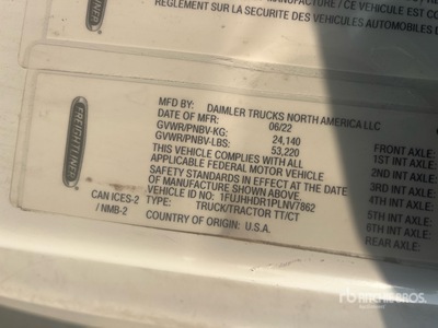2023 Freightliner Cascadia 126 6x4 Sleeper Prime Mover
