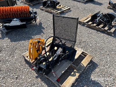 2025 GIYI GY-MRG63 Mini 360°Rotating Skid Steer Grapple (Unused)