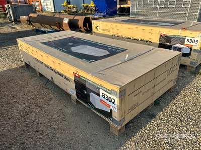 KJ K1220 12 ft x 20 ft Single Garage Metal Shed Struttura mobile (Unused)