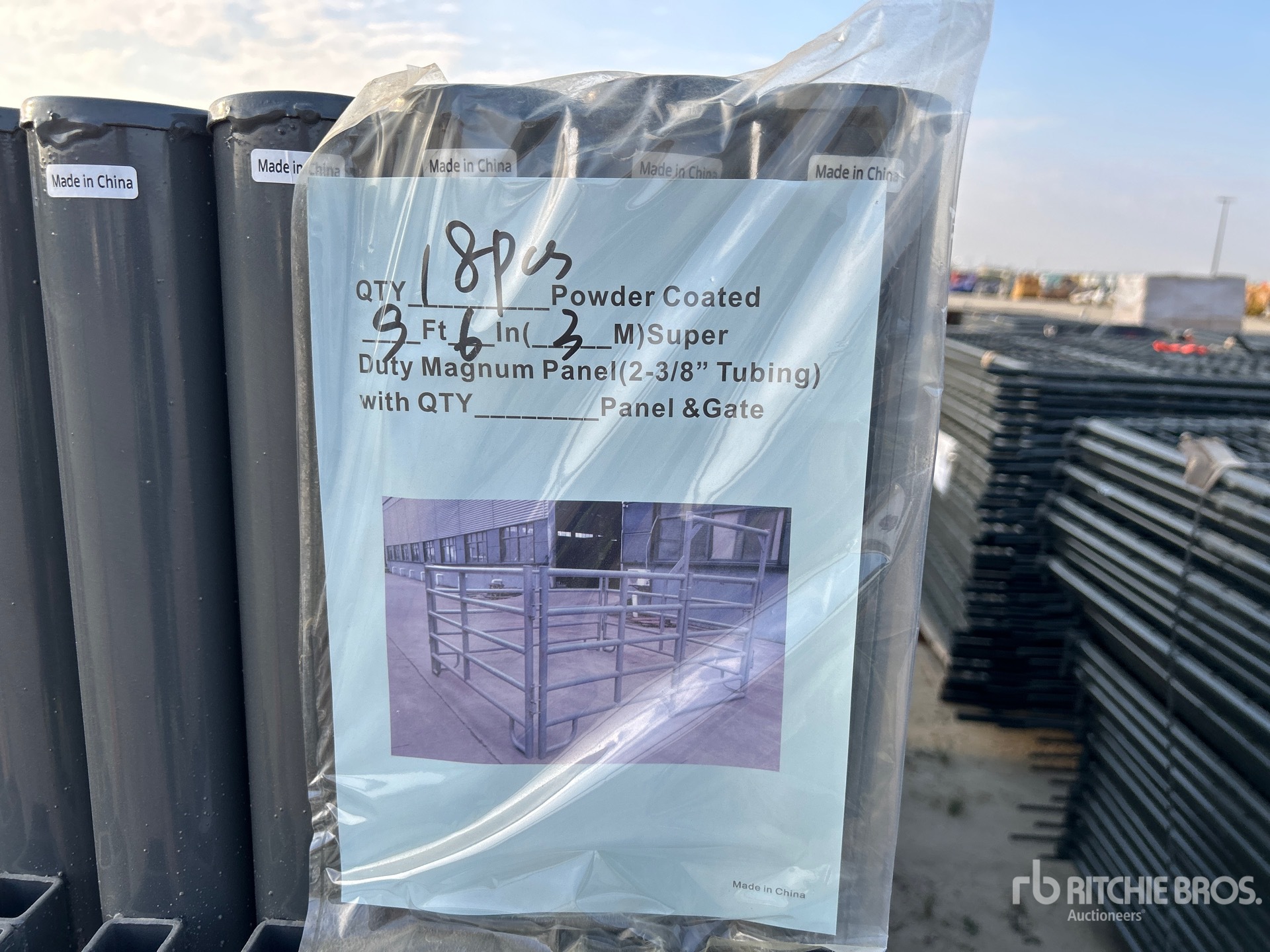 Quantity of (18) 2025 BYT MSP96 9 ft 6 in Magnum Livestock Panel (Unused)