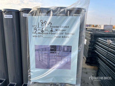 Quantity of (18) 2025 BYT MSP96 9 ft 6 in Magnum Livestock Panel (Unused)