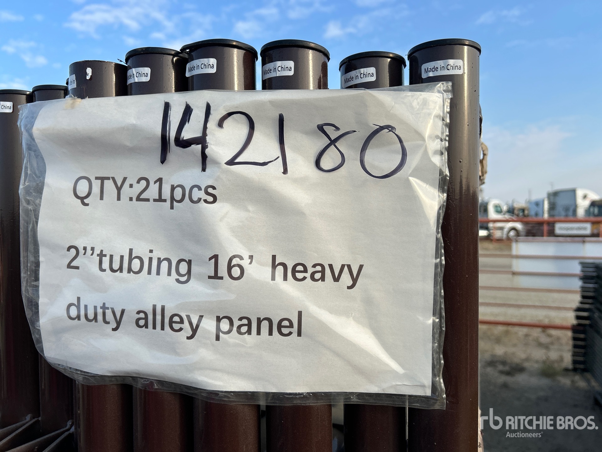 Quantity of (21) 2025 BYT HDALYPNL16 16 ft Alley Livestock Panel (Unused)