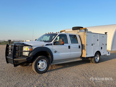 2015 Ford F-550 XL 4x4 Crew Cab Camion de servicios