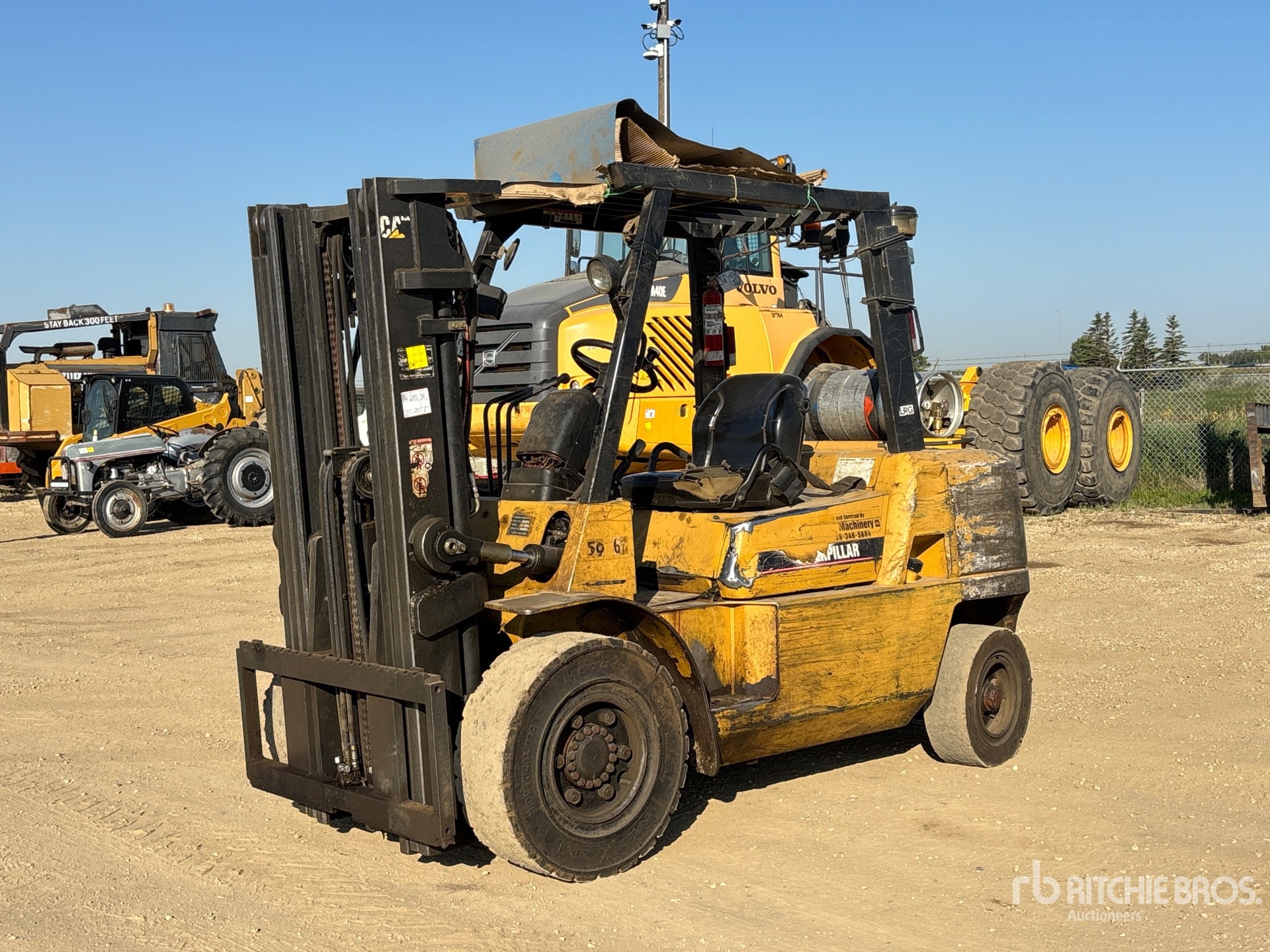2006 Cat GP40KL Cushion Tire Gabelstapler
